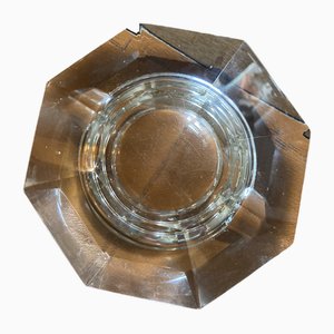 Aschenbecher aus Kristallglas im Vintage-Schliff