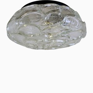 Lampada da soffitto vintage in vetro