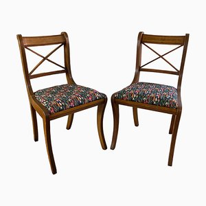 Regency Cross Stick Chairs, Set of 2