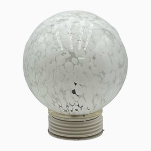 Large Mottled Glass Floor Lamp by F. Fabbian, Italy, 1980s