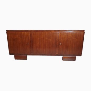 Credenza vintage in noce, Polonia, anni '40