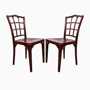 Set of A562 Dining Chairs by Otto Prutscher for Thonet, 1890s