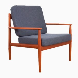 Mid-Century Danish Teak Lounge Chair by Grete Jalk Dla France & Søn from France & Søn / France & Daverkosen, 1960s