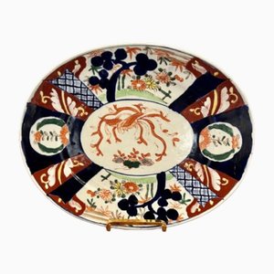 JapaneseOval Shaped Imari Plate, 1900s