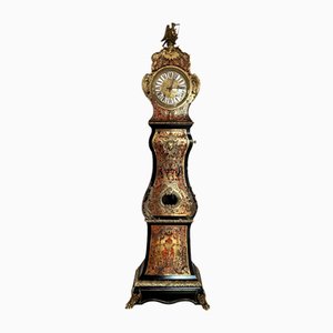 Orologio Napoleone III a otto giorni intarsiato, anni '70 dell'Ottocento