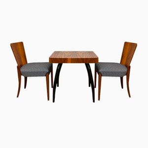 Poltrone Spider e Halabala di Jindřich Halabala, anni '20, set di 3