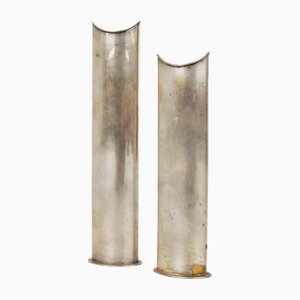 Solitaire Silver Vases by Lino Sabattini for Sabatti, Italy, 1960s, Set of 2