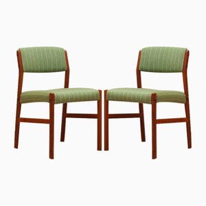 Danish Dining Teak Dining Chairs, 1970s, Set of 2