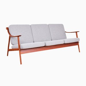 Mid-Century Danish Teak Sofa by Arne Hovmand-Olsen for Mogens Kold, 1960s