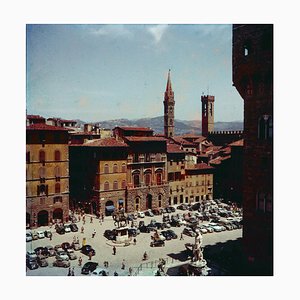 Piazza della Signoria, Firenze, Italia, 1956 / 2020, Fotografia