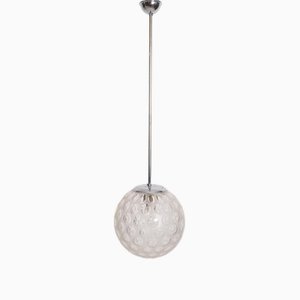 Italian Glass Sphere Pendant Lamp from Venini, 1960s