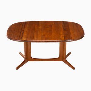 Extendable Oval Dining Table from Glostrup Møbelfabrik, Denmark, 1960s