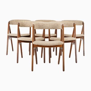 Dining Chairs by Th. Harlev for Farstrup Møbler, Denmark 1960s, Set of 6