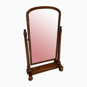 Victorian Mahogany Freestanding Cheval Mirror, 1840s
