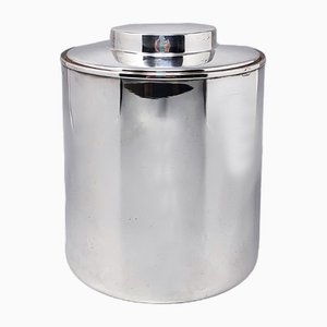 Ice Bucket in Stainless Steel by Aldo Tura for Macabo, 1960s