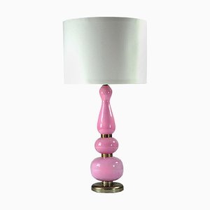 Pink Ceramic Table Lamp, 1960s.