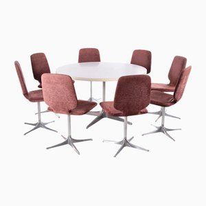 Model Sedia Chairs with Table by Horst Bruning for Cor, 1960, Set of 9