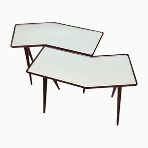 Tavolini da caffè attribuiti a Gio Ponti per Fontana Arte, anni '50, set di 2