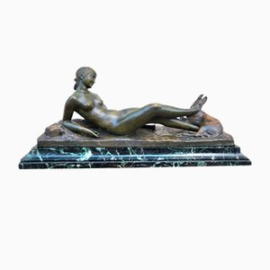 Ary Bitter, Art Deco Chloé, 20. Jh., Bronze