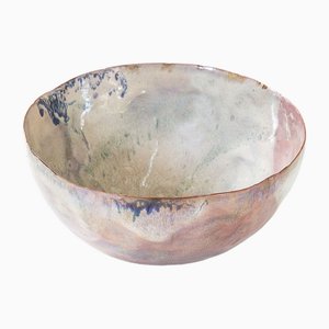 Decorative Bowl in Enameled Ceramic by Fausto Melotti, 1960s