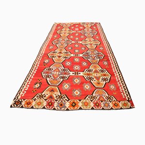 Kilim vintage in lana dell'Anatolia