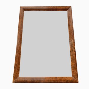 Espejo rectangular de corte facetado en marco