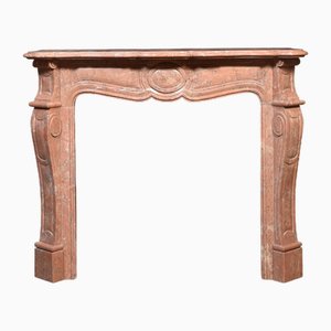 Louis XV Style Fireplace in Rance Marble