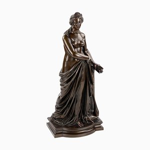 Juno Bronzefigur mit Gesetzesrolle und Sack Aeolus