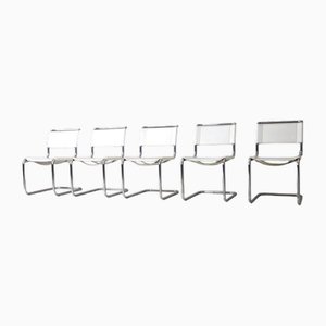 Sedie da pranzo S33 di Mart Stam per Thonet, 1983, set di 5