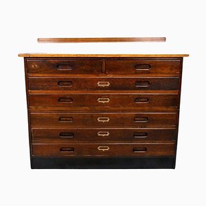 Mid-Century Pitched Pine Top Chest, 1955