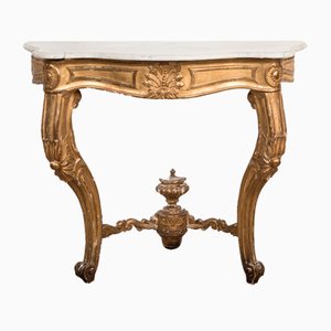 Louis XV Giltwood Console Table, 1880s