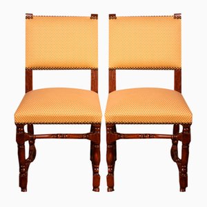 Set of Louis XIII Chairs in Walnut