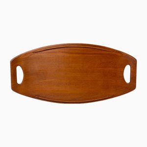 Vassoio in teak di Jens Quistgaard per Dansk, Danimarca, anni '50