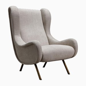 Fauteuil Bergère Senior Vintage par Marco Zanuso pour Arflex, 1950s