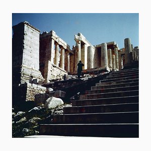 Acropoli, Atene, Grecia, anni '50, Fotografia