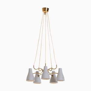 Schwedische Deckenlampe, 1950er