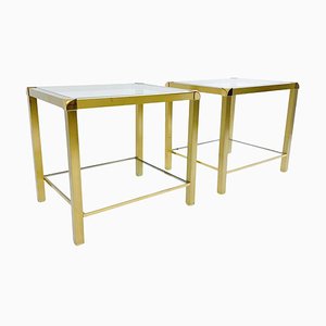 Mid-Century Modern Side Tables, Italy, 1970s, Set of 2