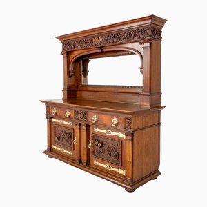 Arts and Crafts Cabinet Server in Oak, 1890s