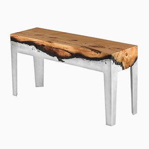 Wood Casting™ Bench by Hilla Shamia