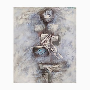 Hector Ramirez Ortega, Composition, 1990, Mixed Media on Canvas