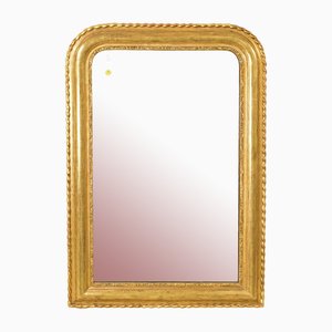 19th Century Louis Philippe Gilded Mirror in Gold Leaf Mirror, 1860s