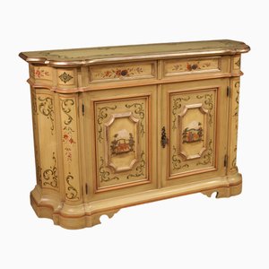 20th Century Venetian Lacquered and Painted Sideboard