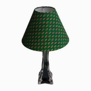Lámpara de mesa belga vintage de Christalleries De Val St Lambert, años 70