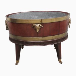 Early 19th Century Mahogany and Brass Bound Wine Cooler, 1800s