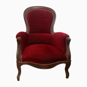 Crimson Red Armchair, 1960s