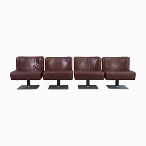 System 350 Lounge Chairs by Herbert Hirche for Mauser, 1970s, Set of 4