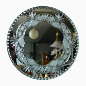 Specchio vintage smussato, anni '50