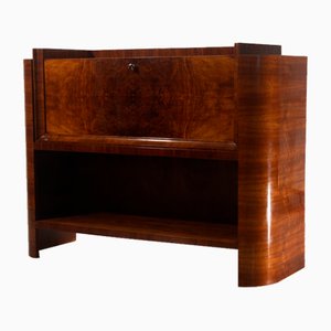 Belgisches Art Deco Sideboard aus Nussholz, 1930