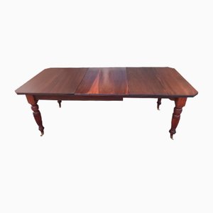 Mesa de comedor extensible William IV de caoba, década de 1830