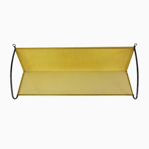 Pilastro Wall Rack with Perforated Steel Plate, 1960s